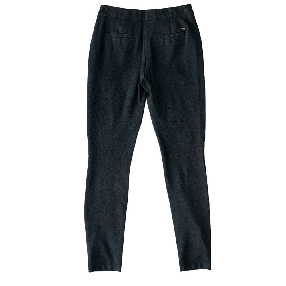 TOMMY HILFIGER WOMEN'S MORGAN STRETCH PONTE PANTS LEGGINGS IN DARK GREY SIZE  XS - Picture 2 of 16